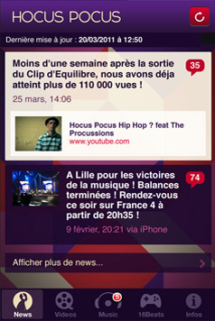 application iPhone Kabardock